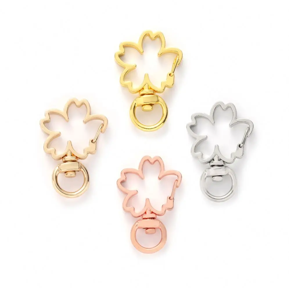 free sample special-shaped Swivel Lobster Claw Clasp Metal key chains Parts Spring Keychain in bulk DIY Keychain Accessories
