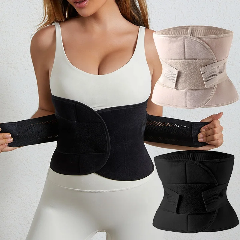 3070 Plus Size Gym Slimming Belts Back Brace Support Men Women Breathable Tummy Control Corset Faja Shapewear Waist Trainer Belt