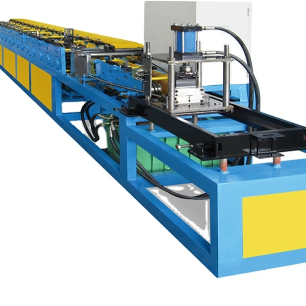 Servo Punching and Servo cutting CU channel roll forming machine fast speed 0-60m/min roll forming machine manufacture
