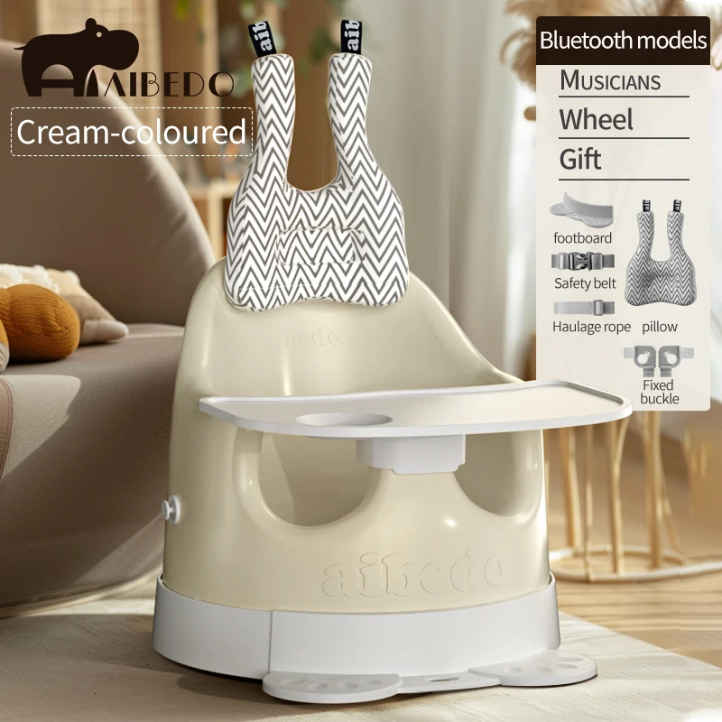 portable pu washable baby booster cute baby dining seat with booster for toddler baby kids