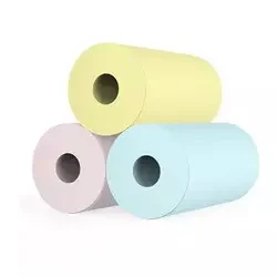 Pink Yellow Blue Colored  57mm Width Thermal Paper Roll for POS ATM Printer Paper Roll