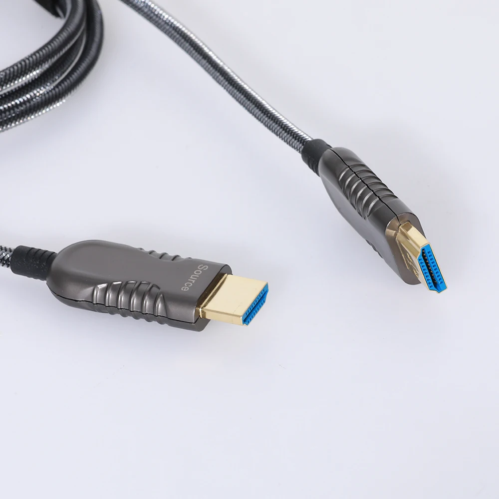  Позолоченный оптоволоконный кабель 4k 60 Гц 18 Гбит/с HDMI поддержка HDR HDCP2.2 3D для