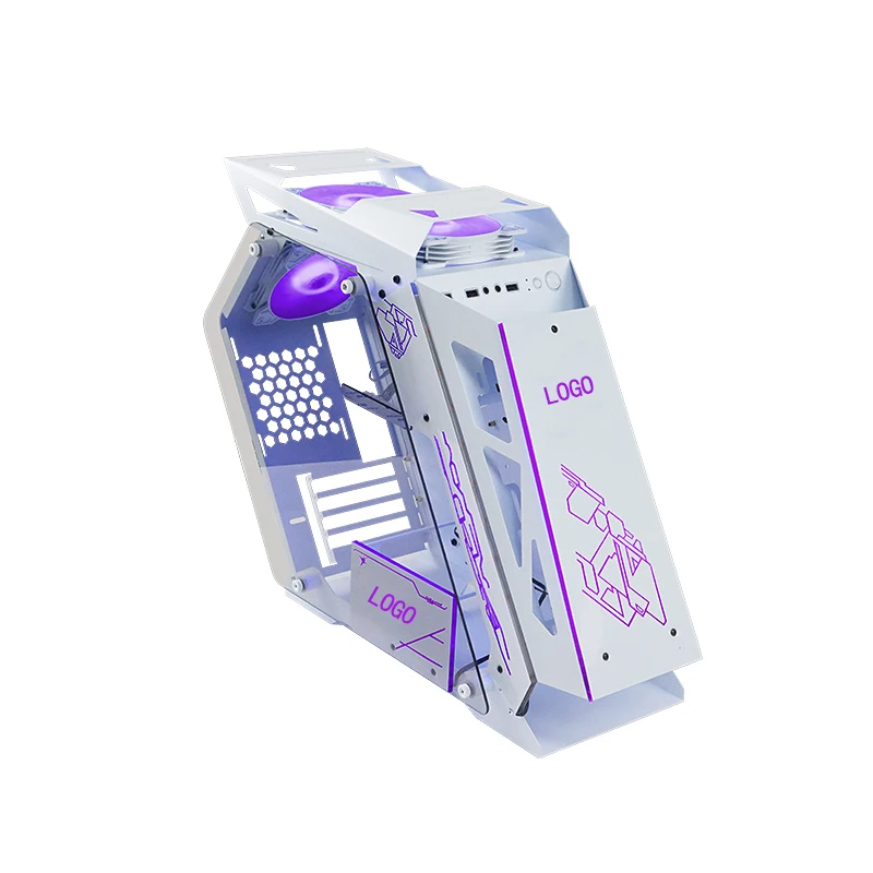 Choiyan Argb Strip игровой ПК чехол Вентилятор охлаждения Atx корпус Блок питания компьютерный ПК чехол