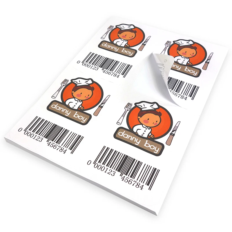 Самоклеящаяся бумага, А4 Этикетка, 12 белых наклеек, 50 листов, 600 адресных этикеток, 2x6