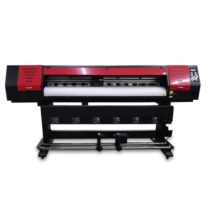 QK-3200 High productivity 3.2m Large Format Eco Solvent Inkjet Printer Banner Printing Machine with Xp600 Printhead
