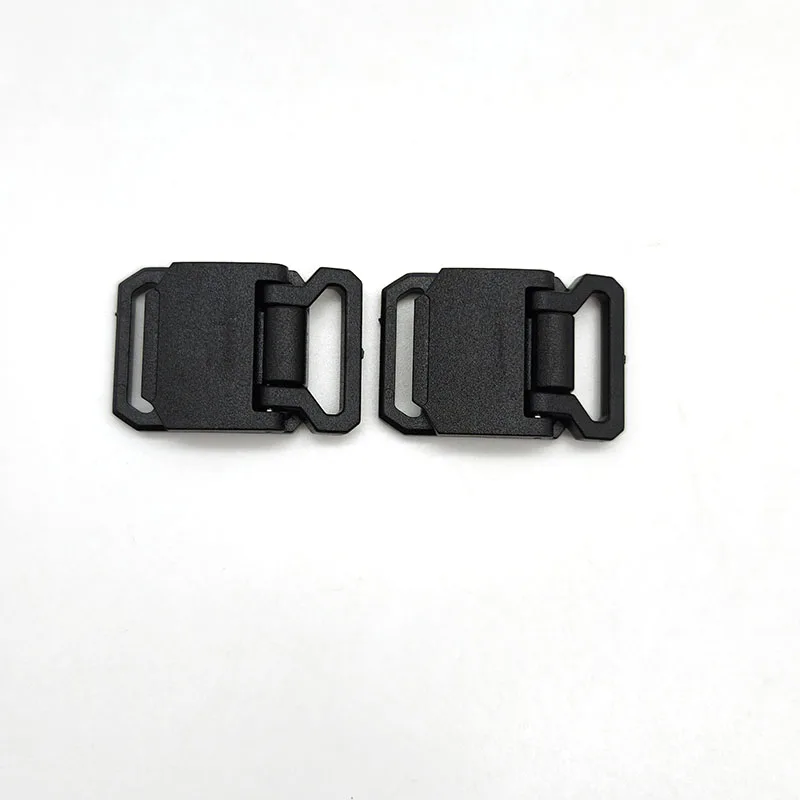 YYX Black Plastic Buckle Quick Release Lock Slider With Magnet Center Buckle for Bag