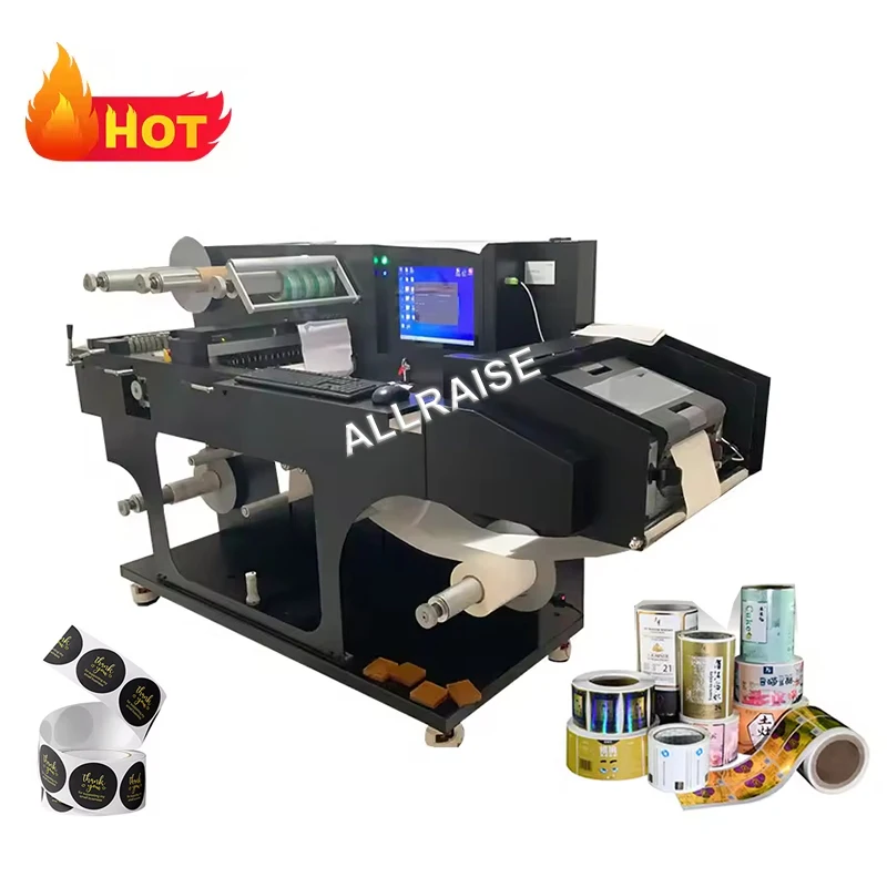 Multi-function Digital Label Printing Die-cutting slitting laminating All-in-one Machine Automatic Stickers Printing Machine