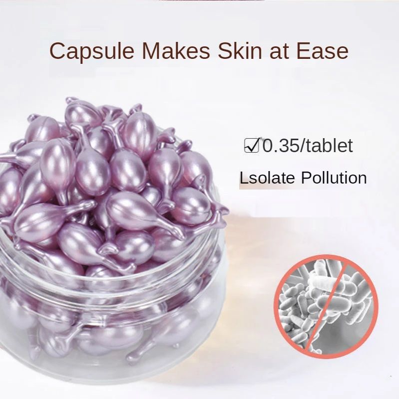 Custom Brand Hexapeptide Capsule Serum Eyes Essence Hydrating Remover Dark Circles Wrinkle Anti-Puffiness Moisturizing Eye Serum