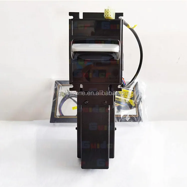 High Security 4 Way Acceptance TOP TP70P5 12V DC Bill Acceptor Accept Pulse RS232 Interface Use On Stand Up Skill Game Machine