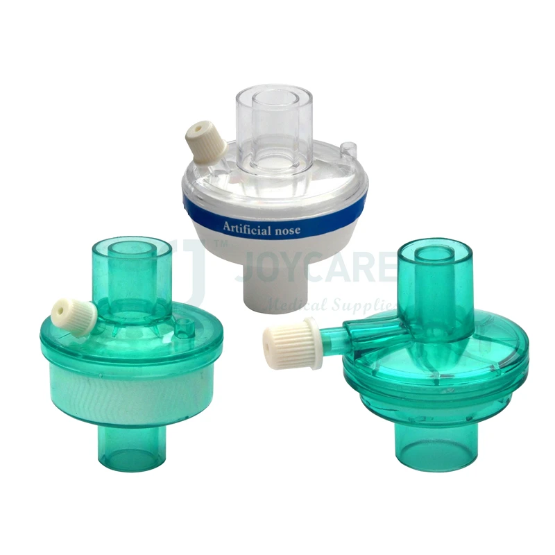 Medical PVC Heat-Moisture Exchanging Filter Sterile Artificial Nose Hmef Breathing Filter For Treatment