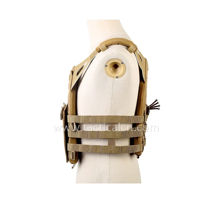 Laser Cut Molle Tactical Vest Plate Carrie Vest With 5.56 Pouch Outdoor Protection Vest