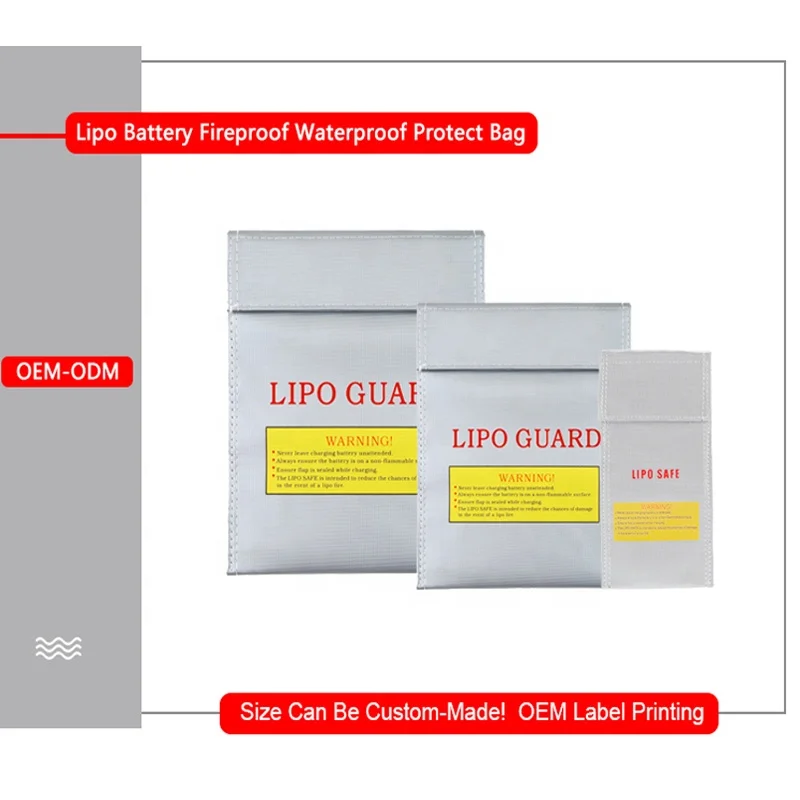  Оптовая продажа огнестойкая Защитная Сумка для документов Lipo Guard Battery защитная