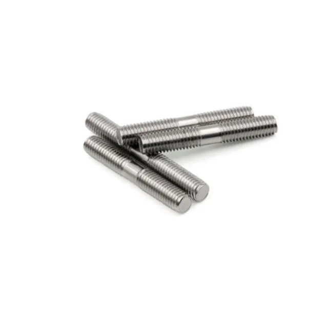Din939 304 316 из нержавеющей стали двухконцовые резьбовые шпильки металлические