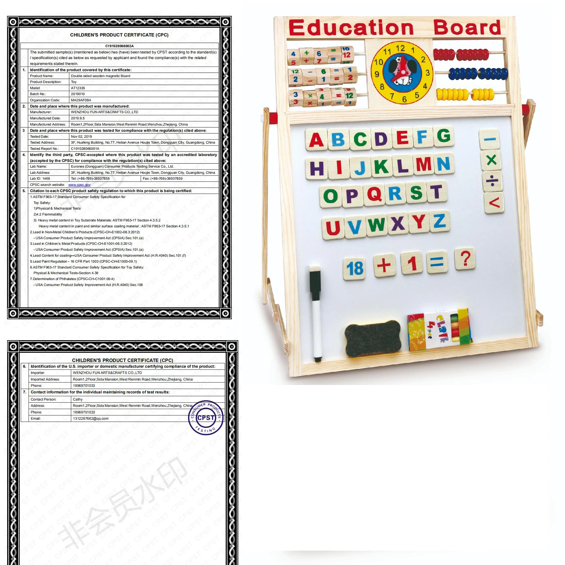 Детская развивающая деревянная многофункциональная доска для письма, магнитная доска, Детская Двусторонняя доска для рисования