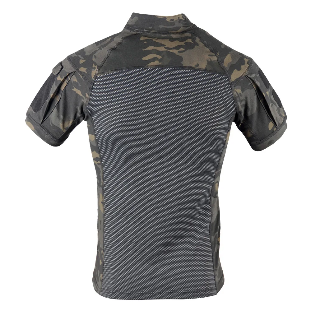 knitted frog t shirt half sleeve outdoor expansion CS field suit tactical frog suit tactical suit frog skin