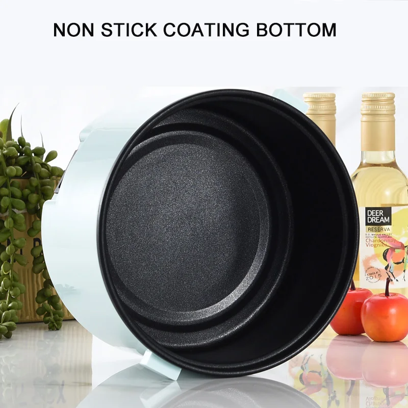 Round Electric Lunch Box Cook Rice And Heat Food Rice Cooker Lunch Box With Stainless Steel Container Hot For Hot Food