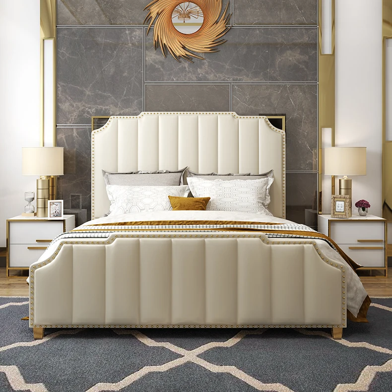 
Modern Luxury Italian Latest Storage Queen King Size Bed 