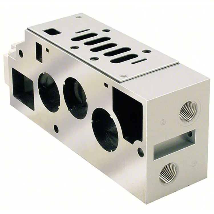 High-Performance Stainless Steel Single and Double Solenoid Valve Bodies Monitor Backed for Air Hydraulic Applications
