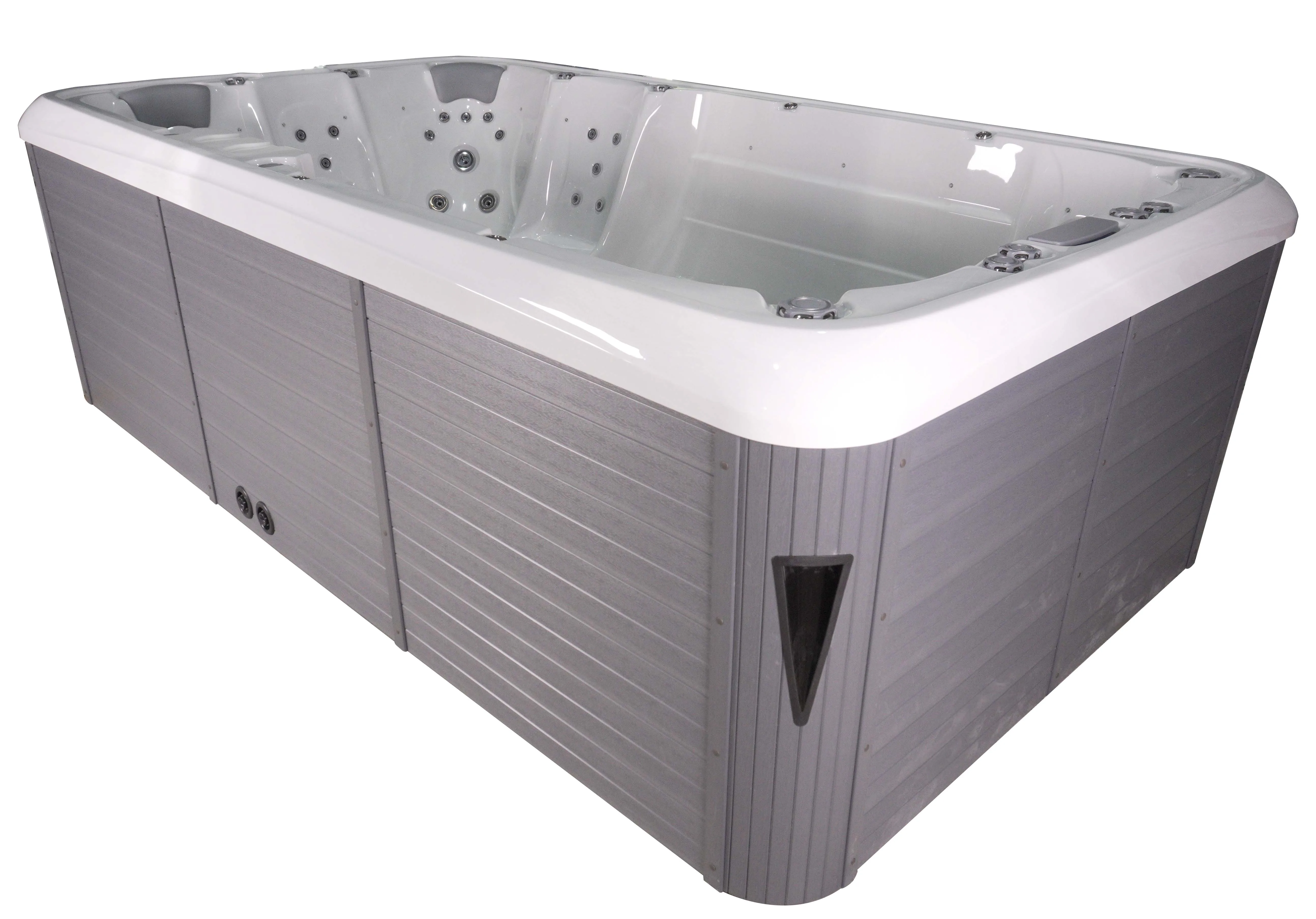 8 person  Rectangle acrylic balboa swim spa endless pool swim spa perfect pool spa from Chinese direct manufacturer
