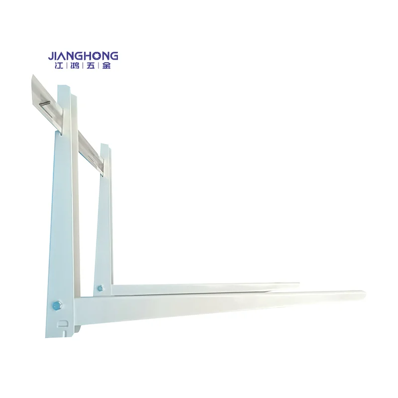 Outdoor Heavy Duty Folding Wall Mounting Ac Stand Bracket For Air Conditioner