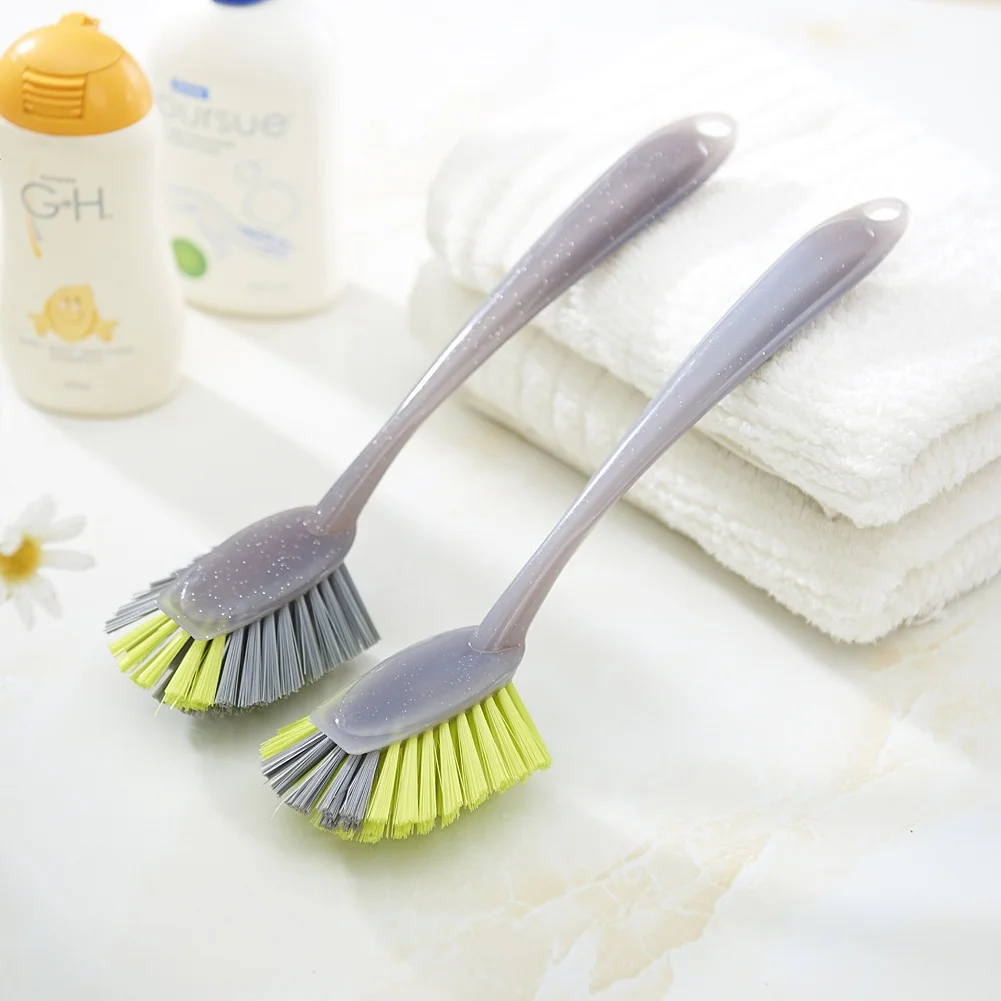 Washing Up Brushes LongHandled Dish Brush for Cleaning Pots and Pans Kitchen Plastic Dishwashing Brush