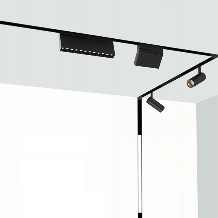 Best Dimmable Magnetic Guide Rail Lamp Saa Certification Led Rail Light Magnetic Track Light System Magnetic Spot Light