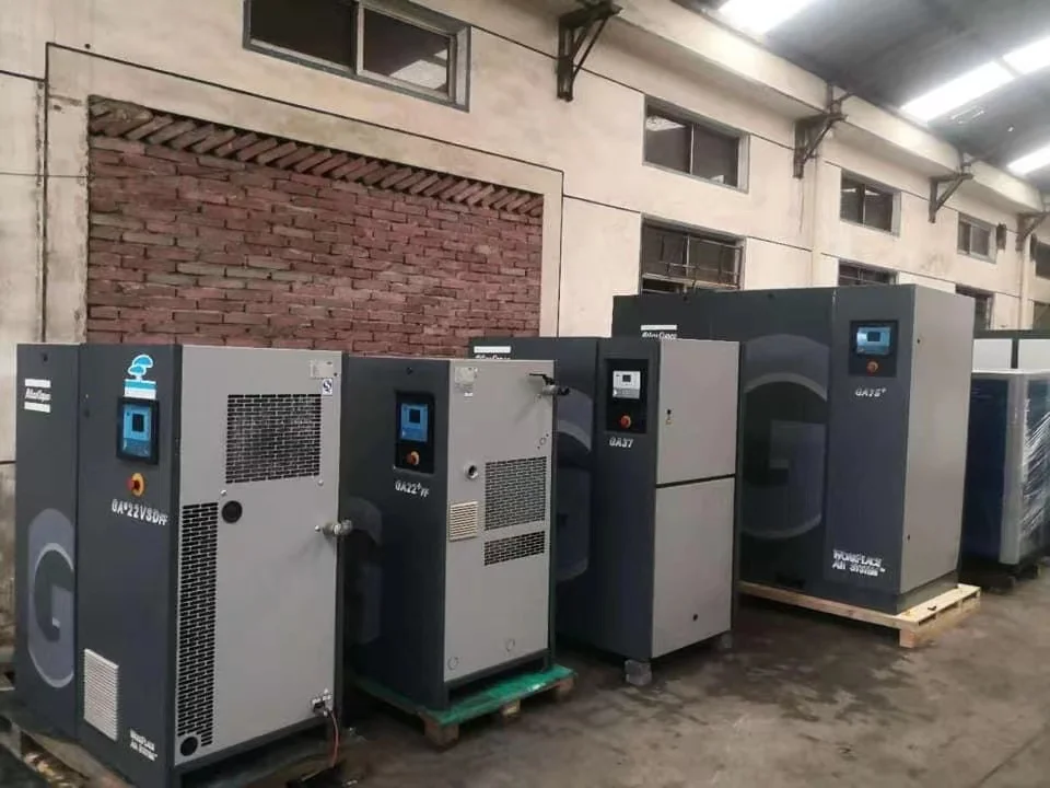 Atlas copco air compressor spare parts and used atlas copco machine ga22
