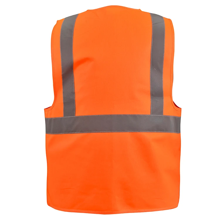 
Reflective Safety Vest with Scotchlite 2-Inch Silver Reflective Stripes 