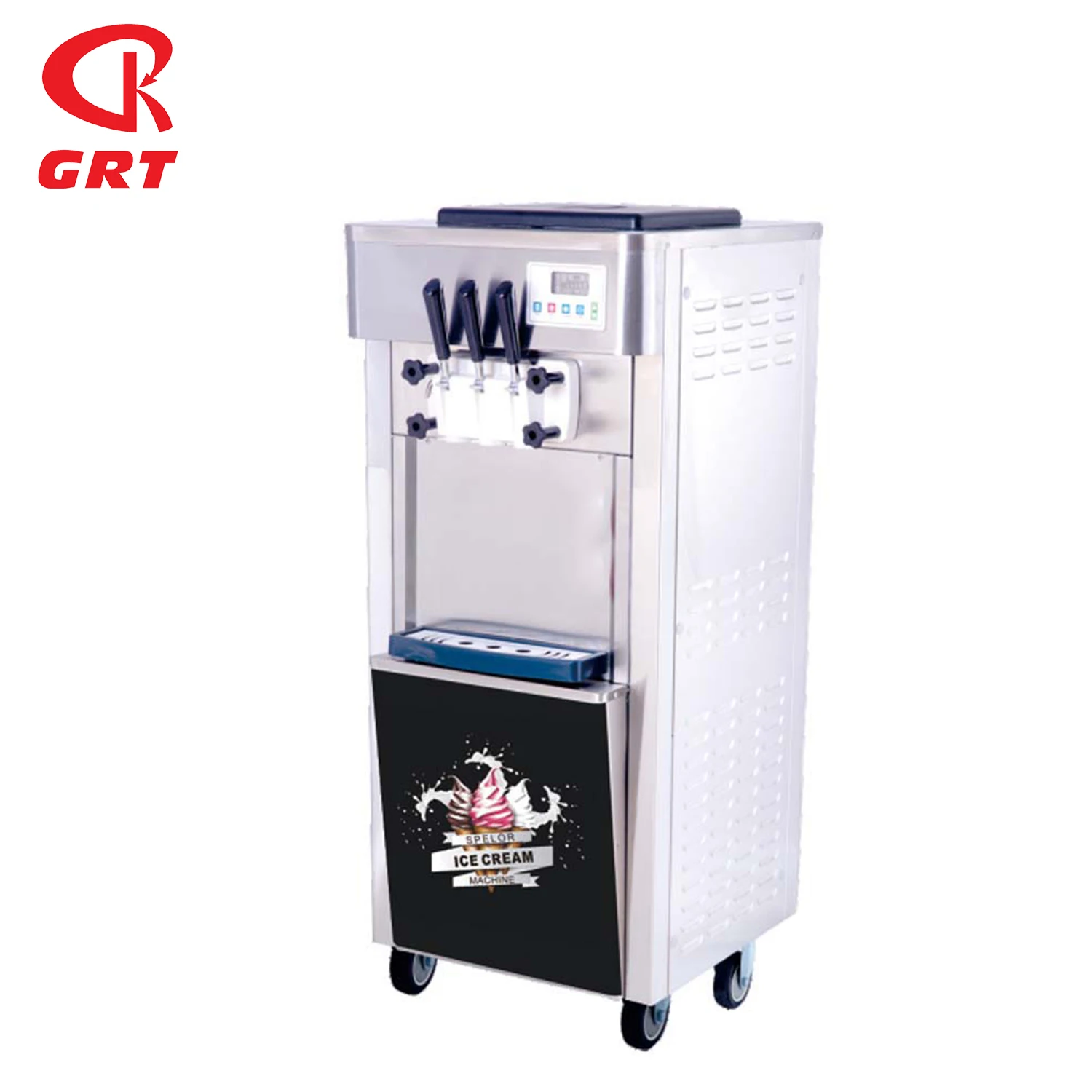 GRT-BQL825E Commercial Soft Ice Cream Machine 25L/H