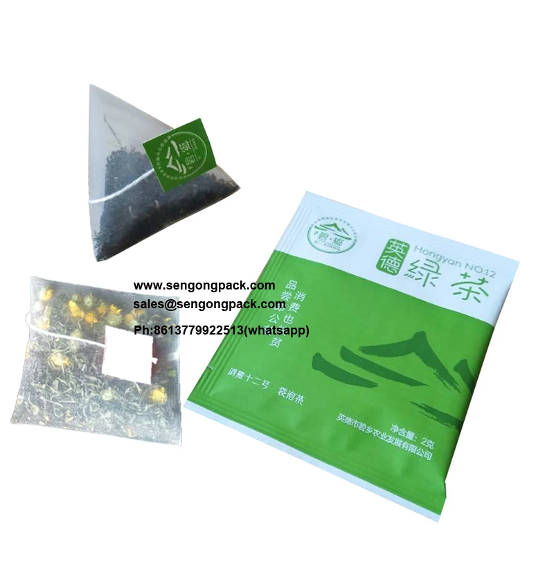 C28DX triangle herbal tea bag production line nylon tea bag machine