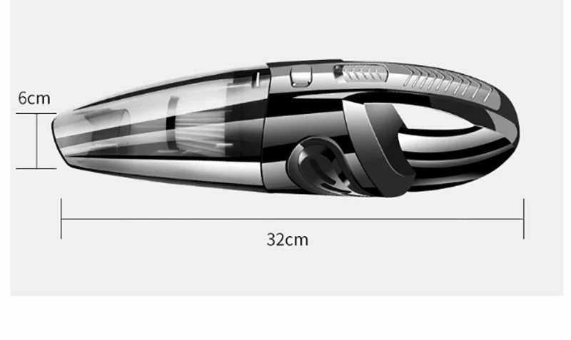 
Mini Portable Vehicle Auto Rechargeable Wet Dry Handheld Cordless Car Vacuum Cleaner 