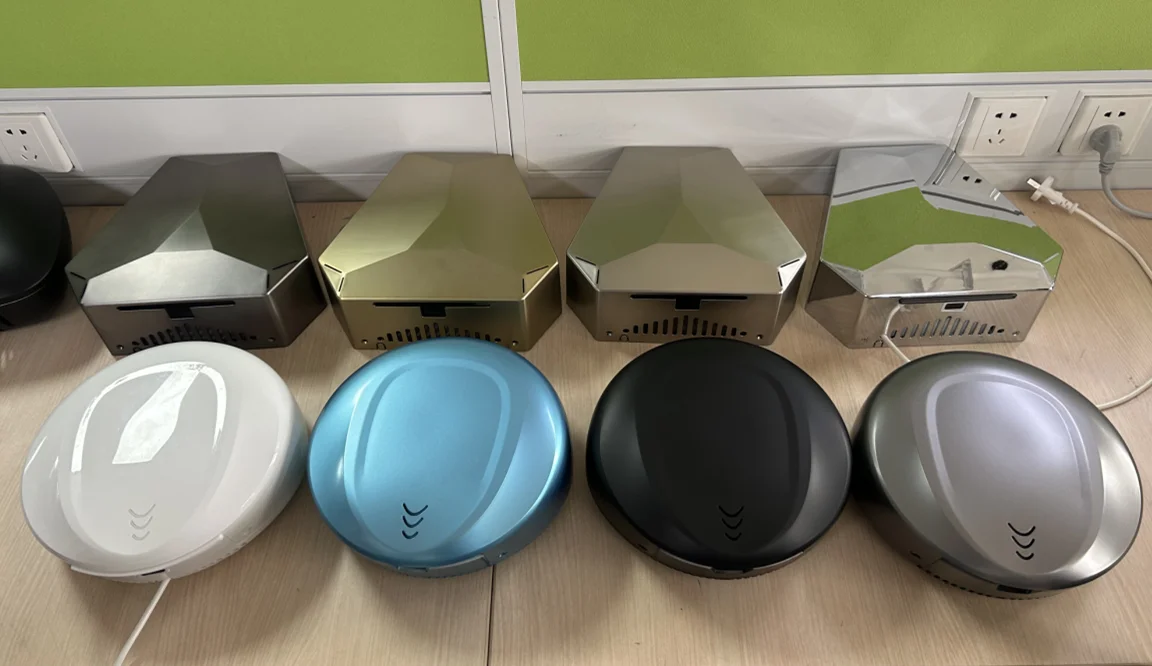 Tetch Kuaierte uv sterilazation HEPA filter small hotel toilet ABS blue black gun gray home commercial high speed hand dryer