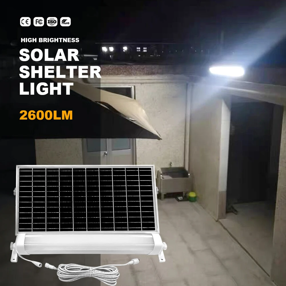 Eshine Solar Tri-proof Lamp with Remote Control Outdoor Lighting Energy Saving Ip65 30w LED Linear Head Light Tube