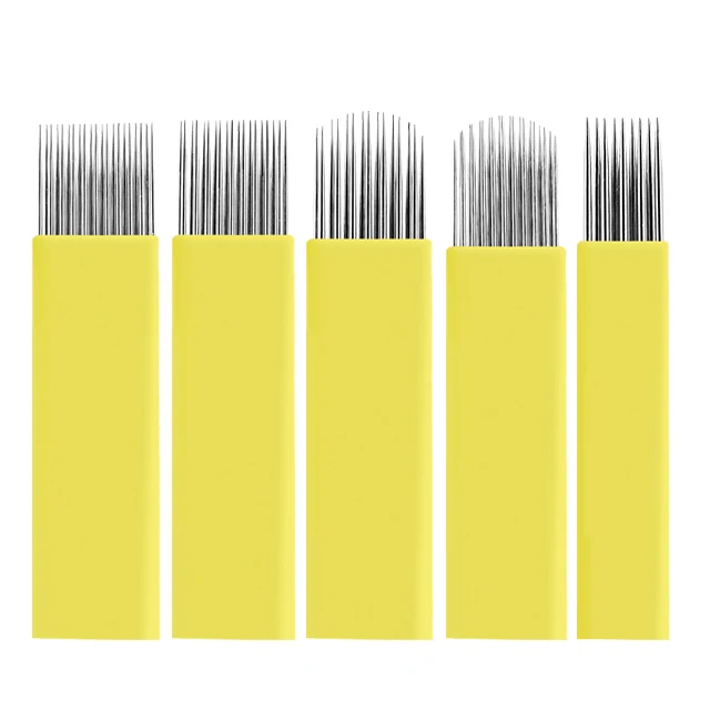 Manufacturing Korean Microblading Needles Disposable Tattoo Blades Microblading Needles Cartridges Microblading Rolling Needle