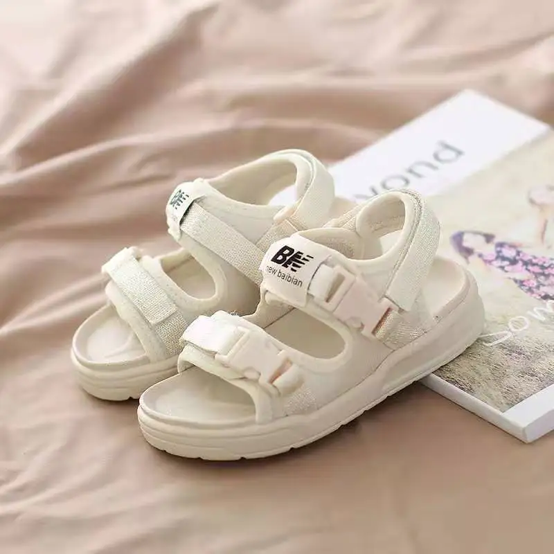 
2020 Latest Design High Quality Summer Girls Shoes Children Flat Sandals Buckle 