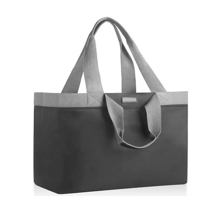 Bolsa De Praia Factory Wholesale Eco Nylon Foldable Shopping Waterproof Summer Beach Nylon Foldable Tote Bags