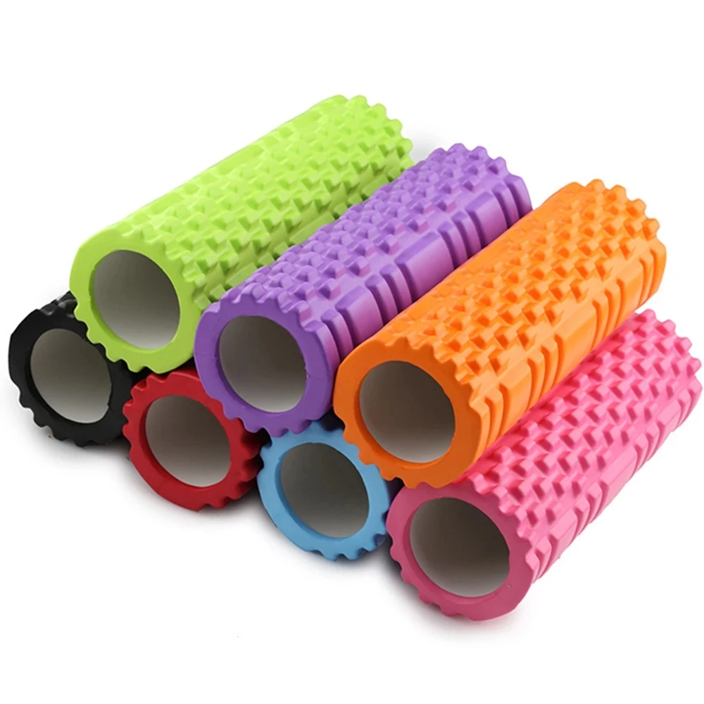 Custom Fitness Foam Roller Yoga Block Gym Pilates Yoga Exercise Back Muscle Massage Roller Home Training Equipment