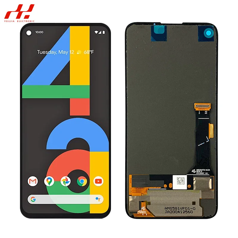 Mobile Phone LCD for Google Pixel 4A LCD Display with Touch Screen Digitizer Panel Assembly 4G Repair Replacement Parts