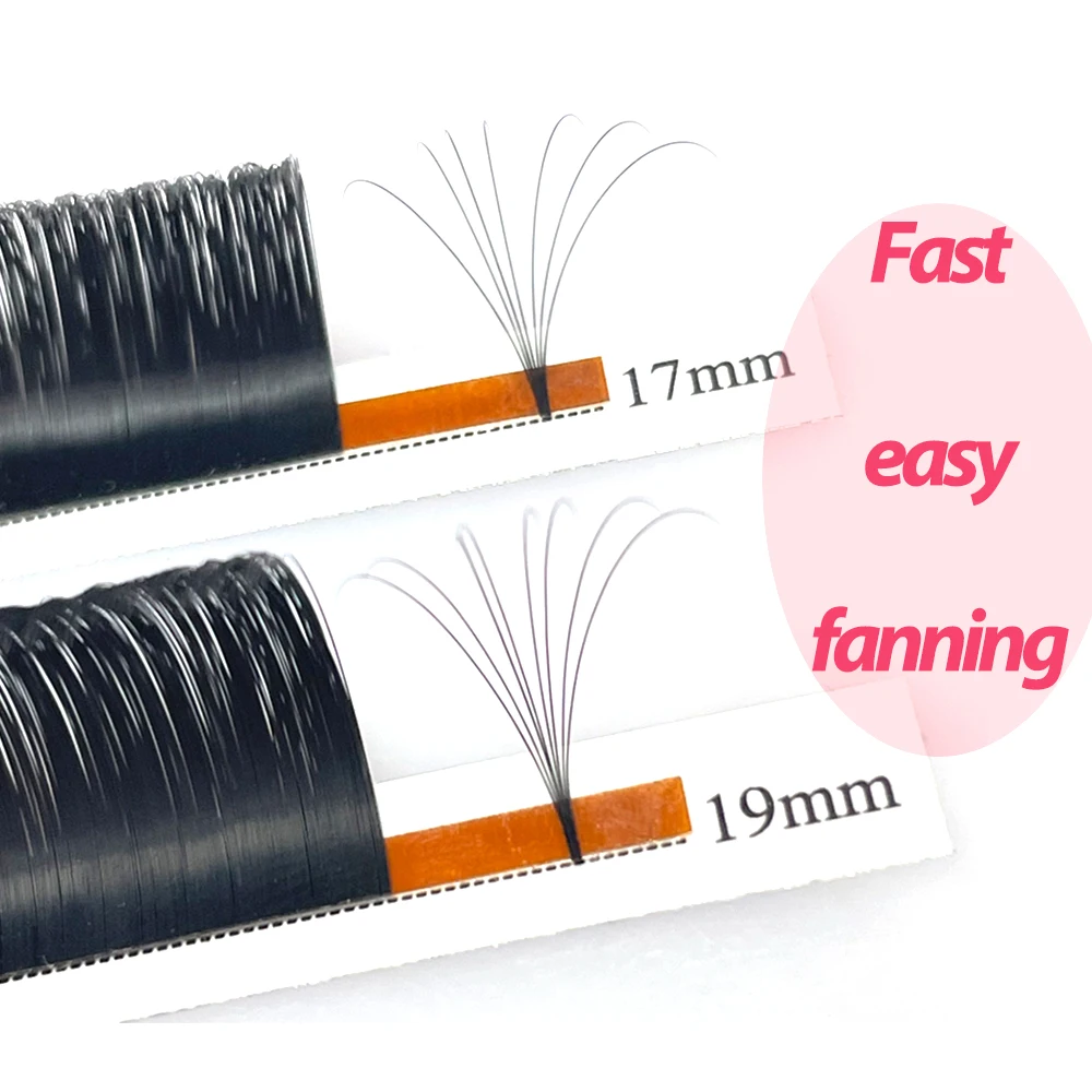 Hot Saling  Korea Silk Volume Eyelashes qingdao fadvan lashes  Natural Lashes Easy Fans lahses Ventor