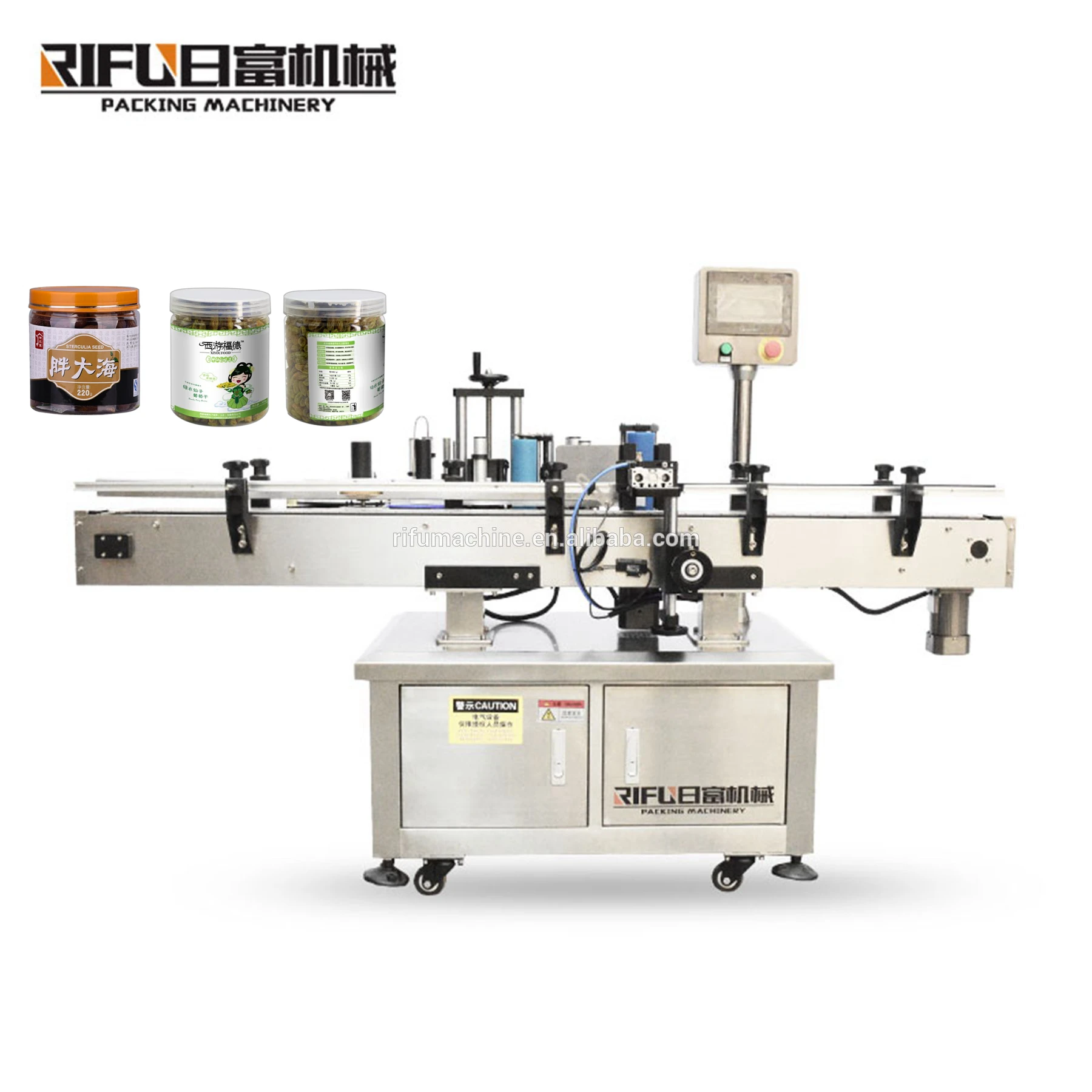 Automatic flat plane surface bag pouches labeling machine/bag pouch label applicator/labelling card machine