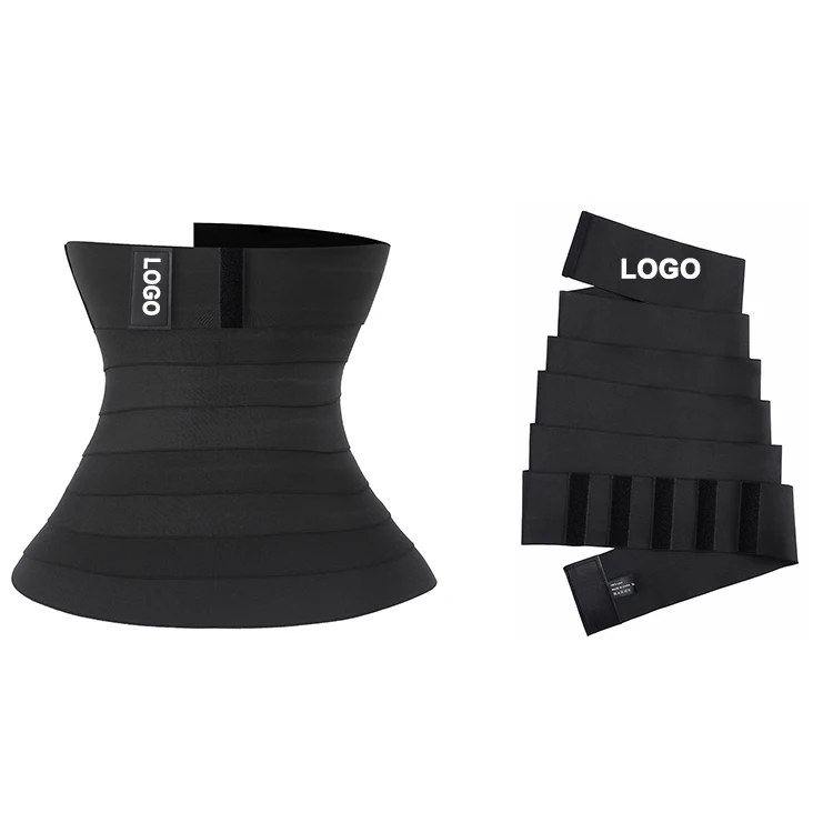 Latex Adjustable Elastic Bandage Stomach Lumbar Wraps Waist Trainer Trimmer Belt Tape For Women