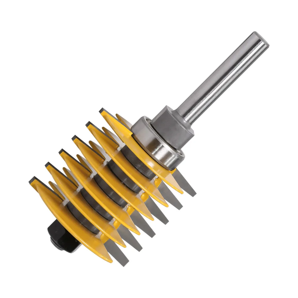 ALPHA 8mm Shank Industrial Grade Brand New 2 Teeth Adjustable Finger Joint Router Bit Tenon Cutter For Wood Tool