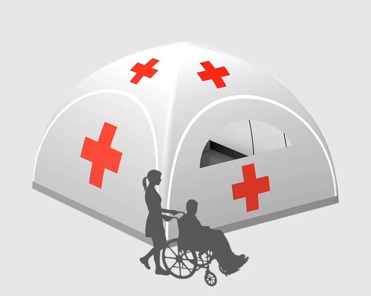 Medical Inflatable tents Air Dome medical mobile hospital medical testing and med care health center canopy tent