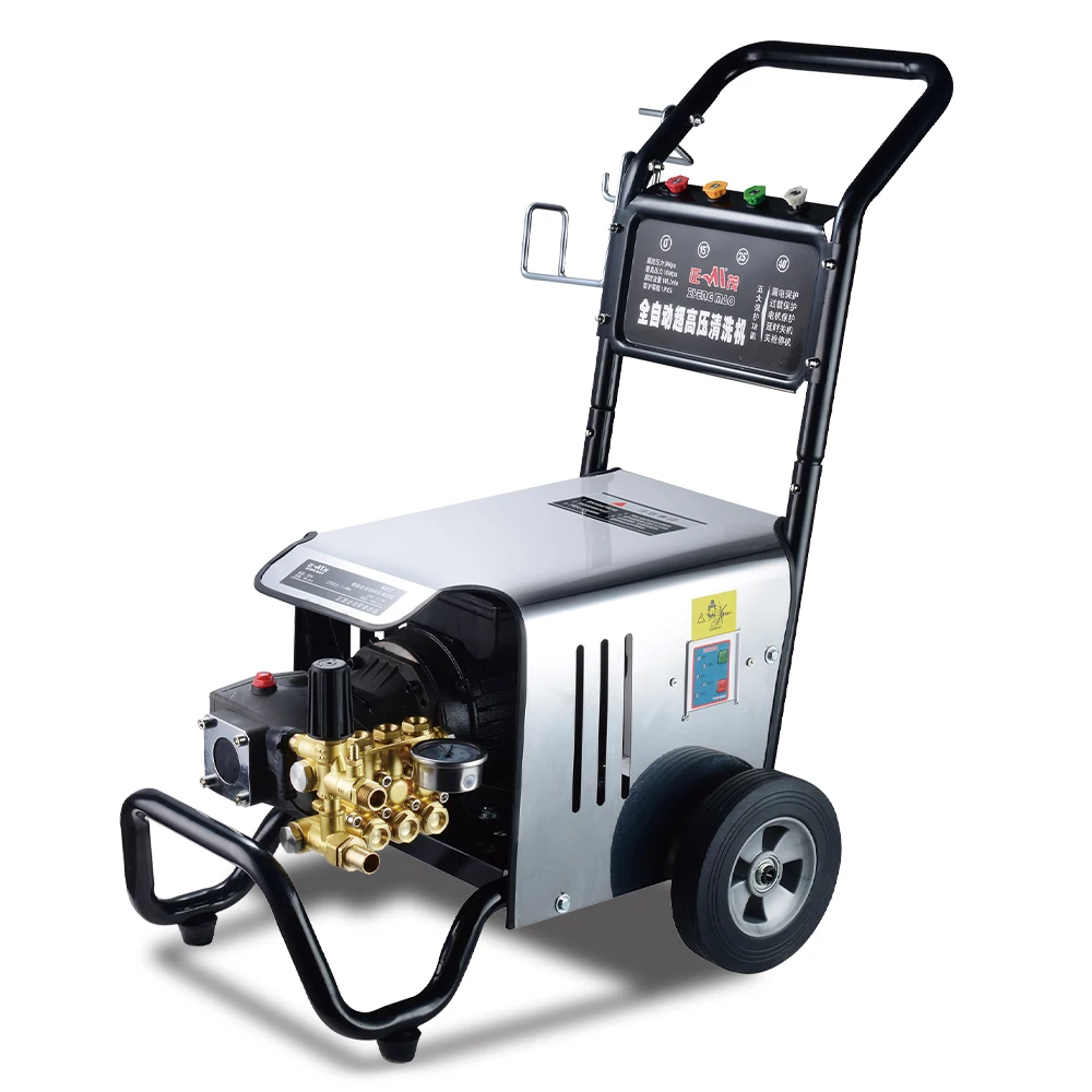 Industrial 100Bar 1450psi Cold Water High Pressure Water Jet Cleaning Machine For Car