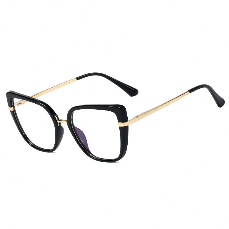 Retro Fashion Eyeglasses TR 90 Ladies Designer Frames Glasses Optical Eyewear