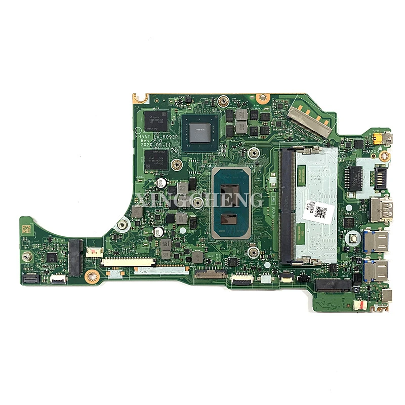 Хорошо работает для Acer Aspire A514-54G материнская плата i7-1165G7 процессор + графический бортовой NBA1B11005 FH5AT LA-K092P Проверка прошла успешно