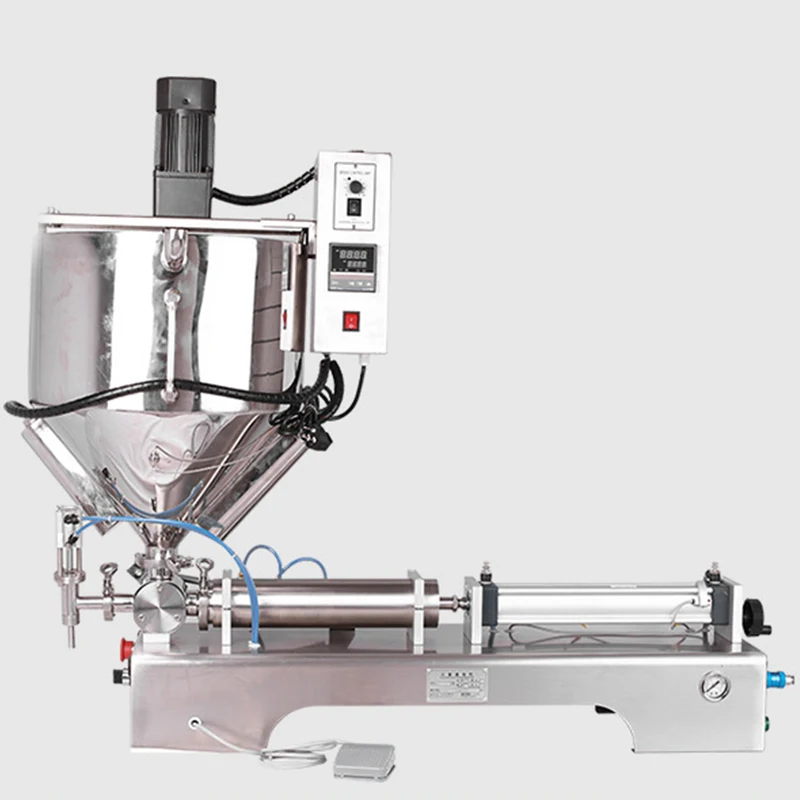 DOVOLL Semi Automatic Paste  Filling machine with stirring mixing and heating