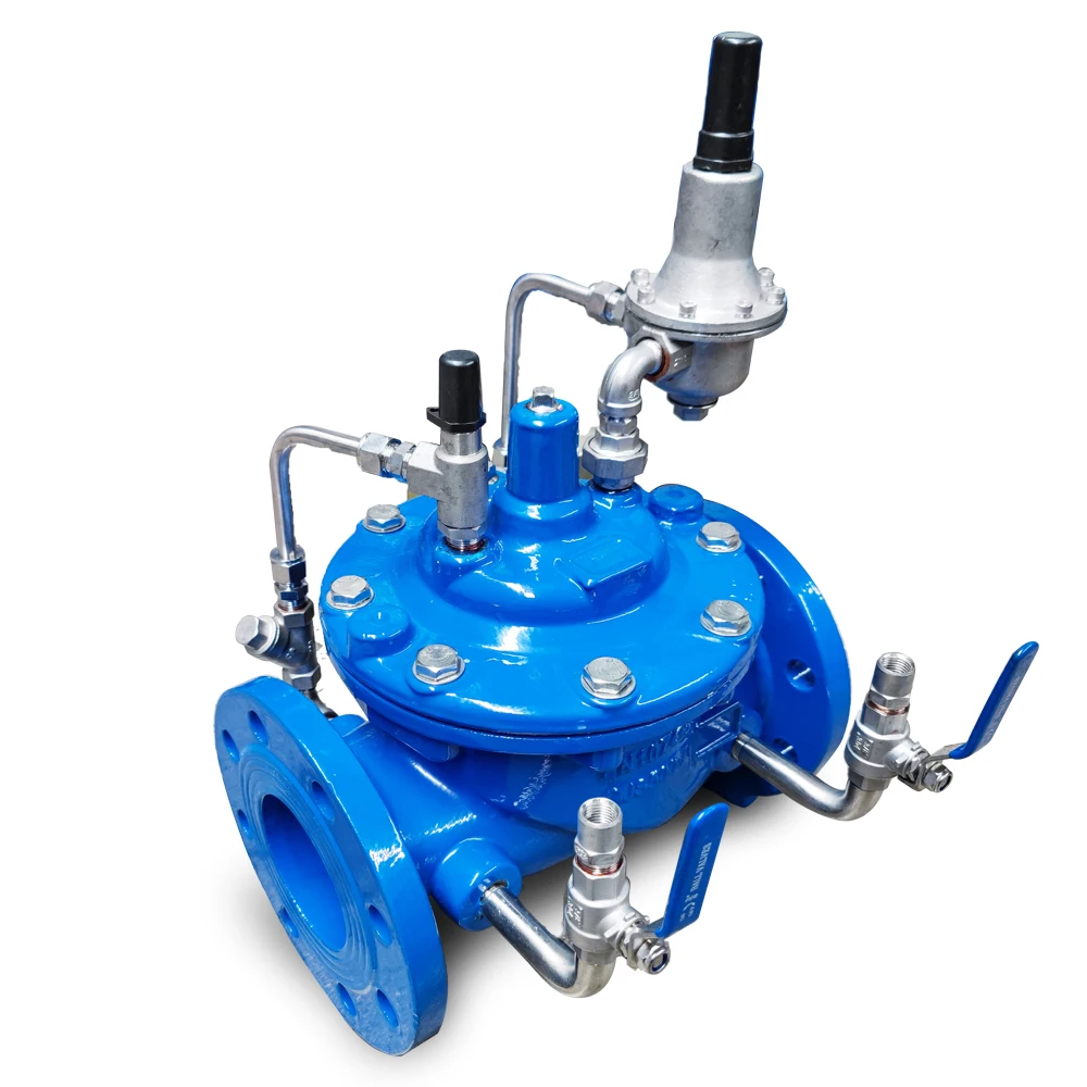 100X PN16 WCB pressure relief releasing valve hydraulic	 pressure reducing valves control valve