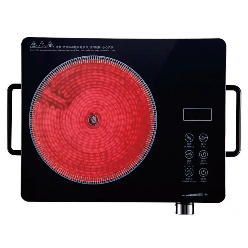 Touch Screen Five Function Magnetic Digital Control Single Infrared Cooktop Induction Cooker