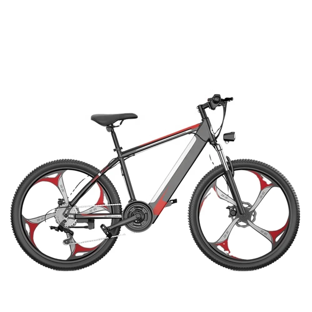 
Электровелосипед Ebike, 2020, 26 дюймов, 48 В, 10 Ач, литиевая батарея, встроенное колесо из магниевого сплава, Электрический горный велосипед 